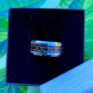 Men/Women's 6mm Tungten Carbide Wedding Band size 8